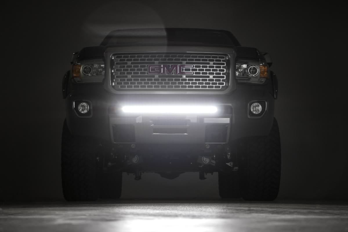 LED Light Mount | Bumper | 30" | Chevy/GMC Canyon/Colorado 2WD/4WD (15-22) by Rough Country