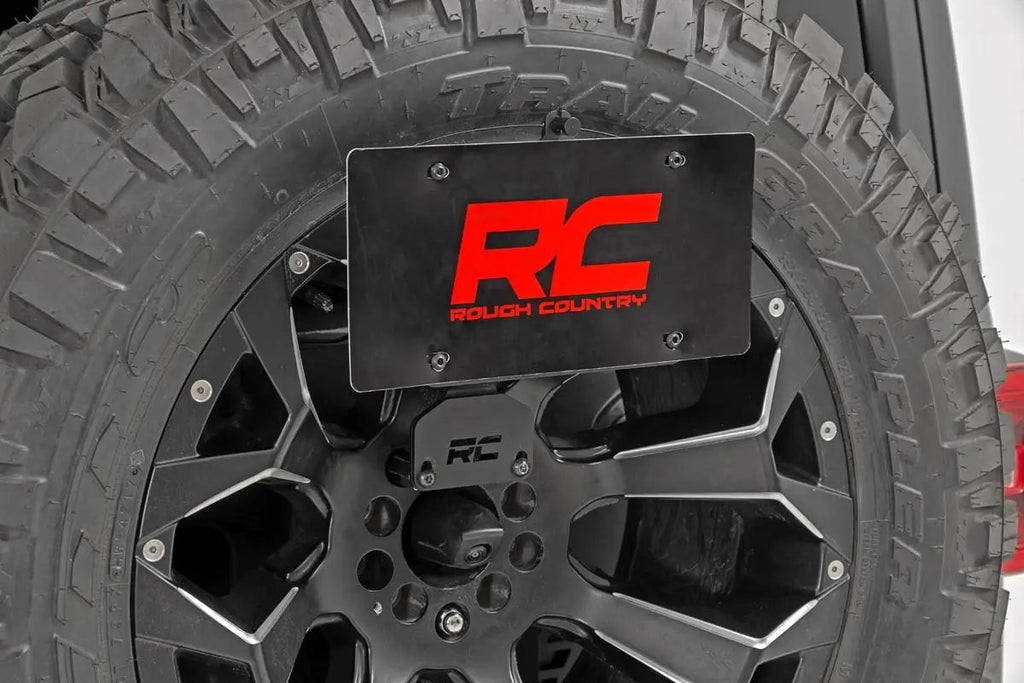 License Plate Relocation Bracket | Jeep Wrangler JL (18-26)/Wrangler Unlimited (18-26) by Rough Country
