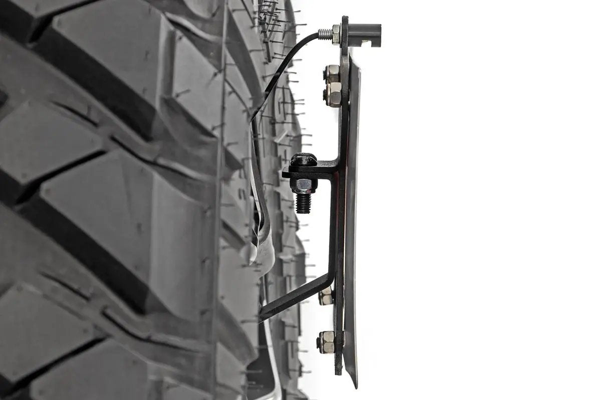 License Plate Relocation Bracket | Jeep Wrangler JK/Wrangler Unlimited (07-18) by Rough Country