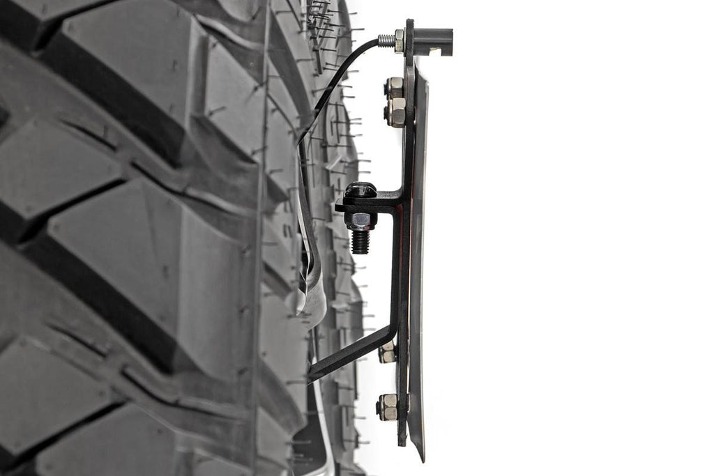 License Plate Relocation Bracket | Jeep Wrangler JK/Wrangler Unlimited (07-18) by Rough Country