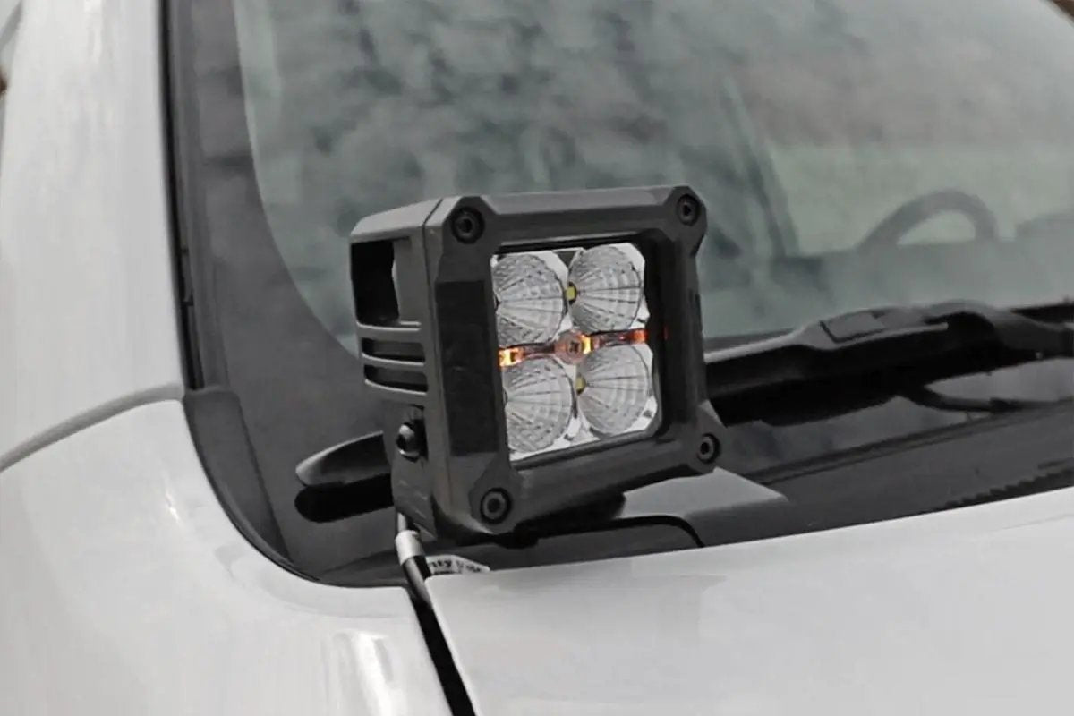 LED Light Kit | Ditch Mount | 2" Spectrum Spot Pair | Toyota 4Runner (10-24) by Rough Country