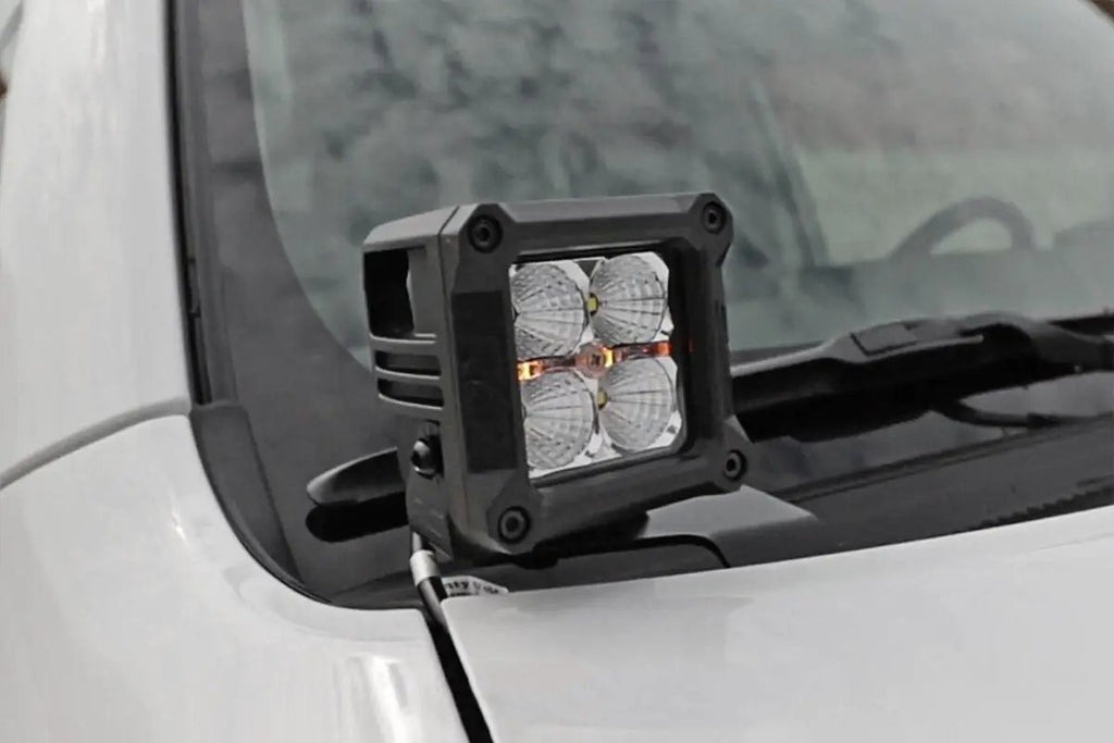 LED Light Kit | Ditch Mount | 2" Spectrum Spot Pair | Toyota 4Runner (10-24) by Rough Country