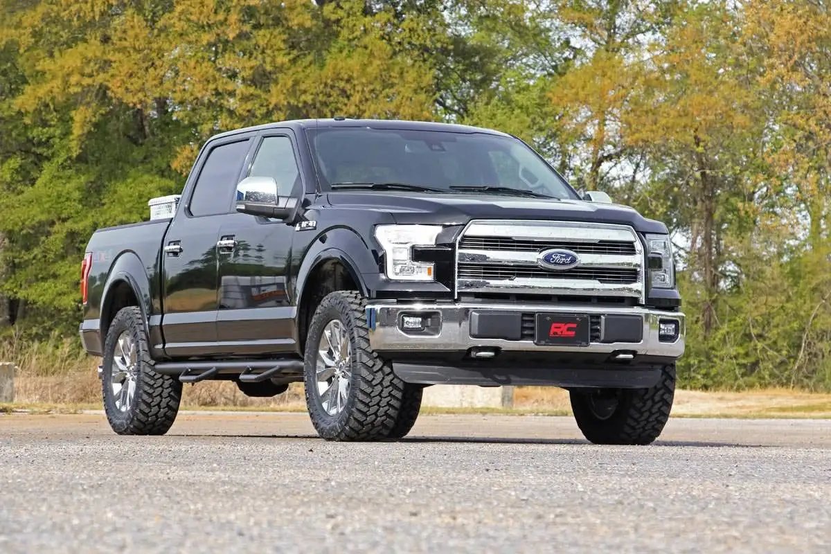 2 Inch Leveling Kit | Red | Ford F-150 (14-26)/Raptor (19-20) by Rough Country
