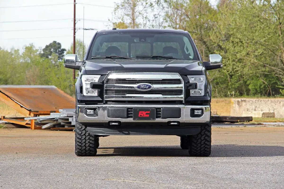2 Inch Leveling Kit | Red | Ford F-150 (14-26)/Raptor (19-20) by Rough Country