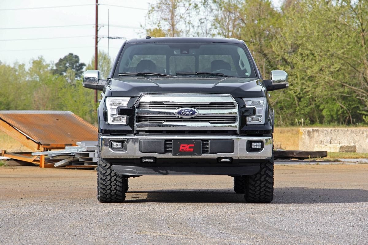 2 Inch Leveling Kit | Red | Ford F-150 (14-26)/Raptor (19-20) by Rough Country