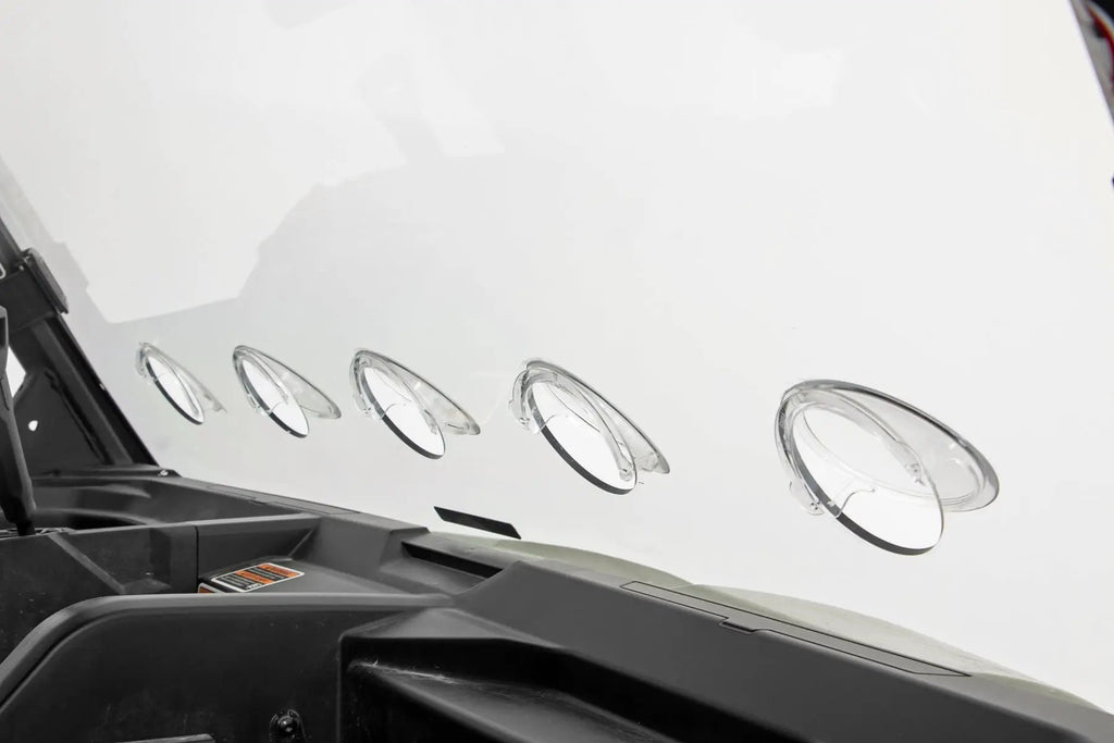 Vented Full Windshield | Scratch Resistant | Can-Am Defender HD 5/HD 8/HD 9/HD 10 by Rough Country