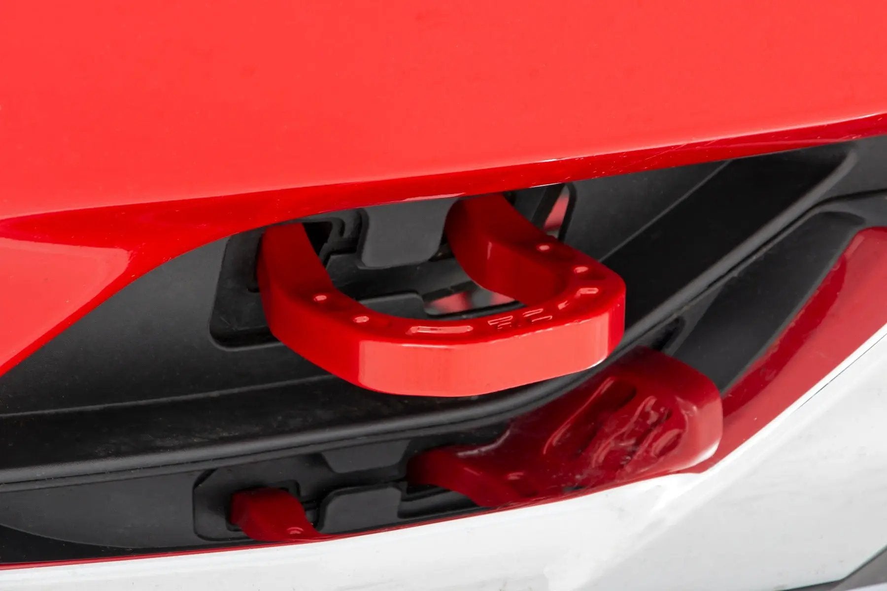 Tow Hooks | Forged | Red | Chevy Silverado 1500 2WD/4WD (2014-2018 & Classic) by Rough Country