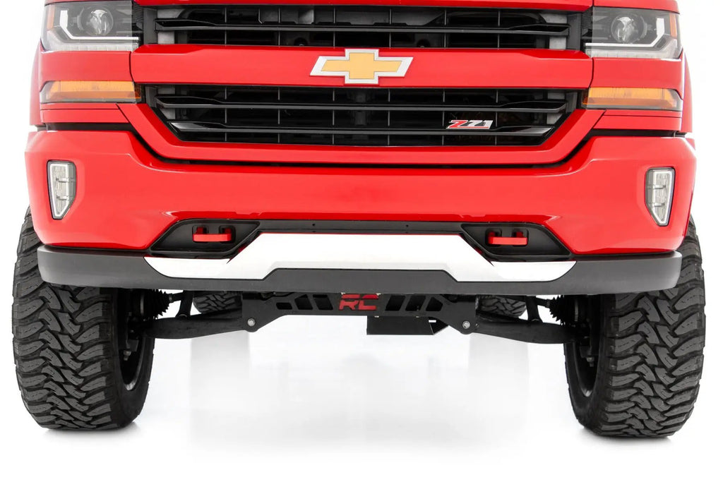 Tow Hooks | Forged | Red | Chevy Silverado 1500 2WD/4WD (2014-2018 & Classic) by Rough Country