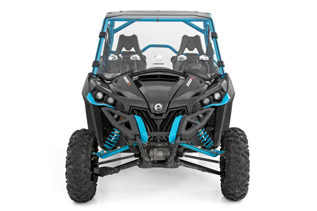 Vented Full Windshield | Scratch Resistant | Can-Am Maverick Max 1000R X by Rough Country