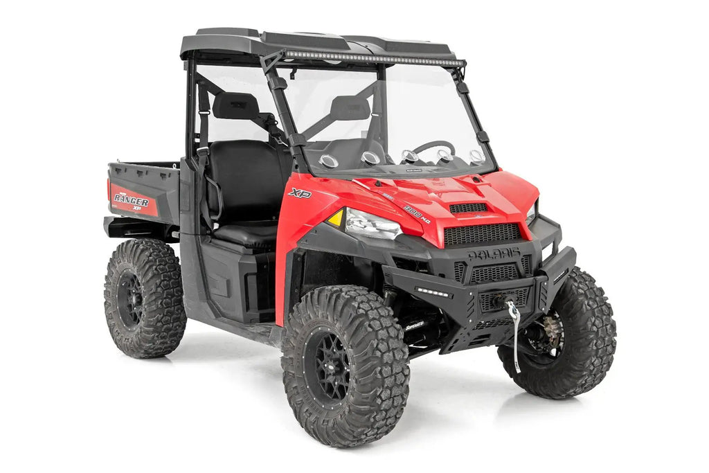 Vented Full Windshield | Scratch Resistant | Polaris Ranger 1000/Ranger XP 900/1000 by Rough Country