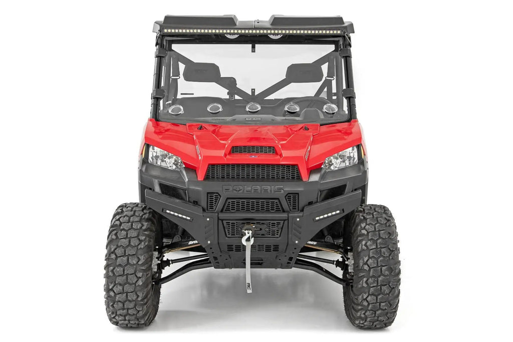 Vented Full Windshield | Scratch Resistant | Polaris Ranger 1000/Ranger XP 900/1000 by Rough Country
