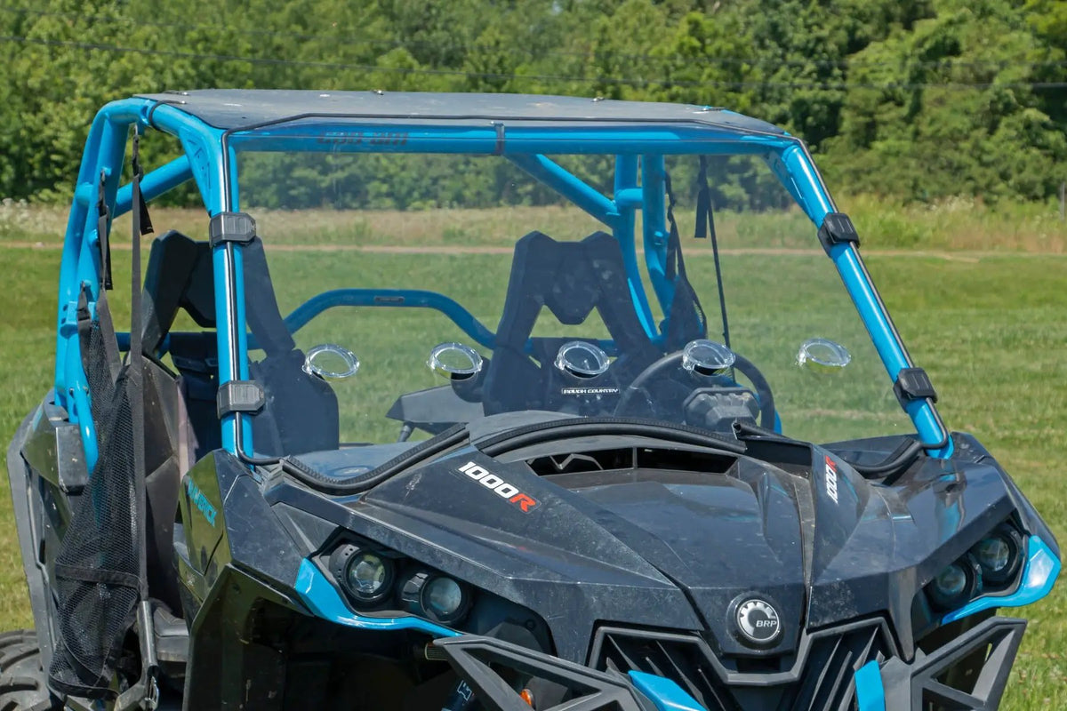 Vented Full Windshield | Scratch Resistant | Can-Am Maverick Max 1000R X by Rough Country