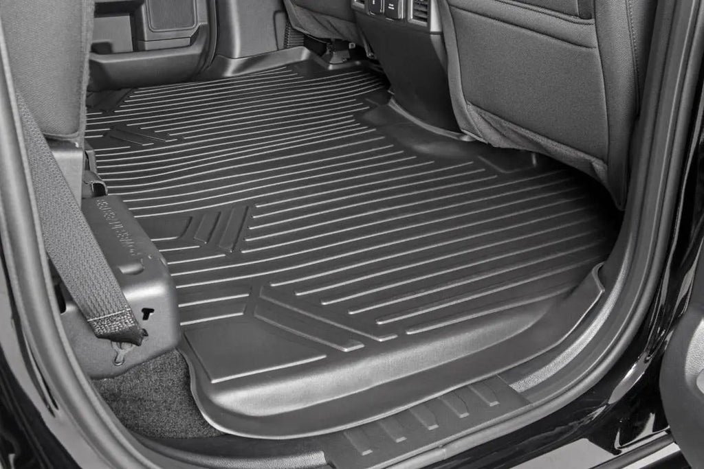 Floor Mats | FR & RR | Over Hump | Ford F-150 (15-26)/F-150 Lightning (22-26)/Raptor (17-26) by Rough Country