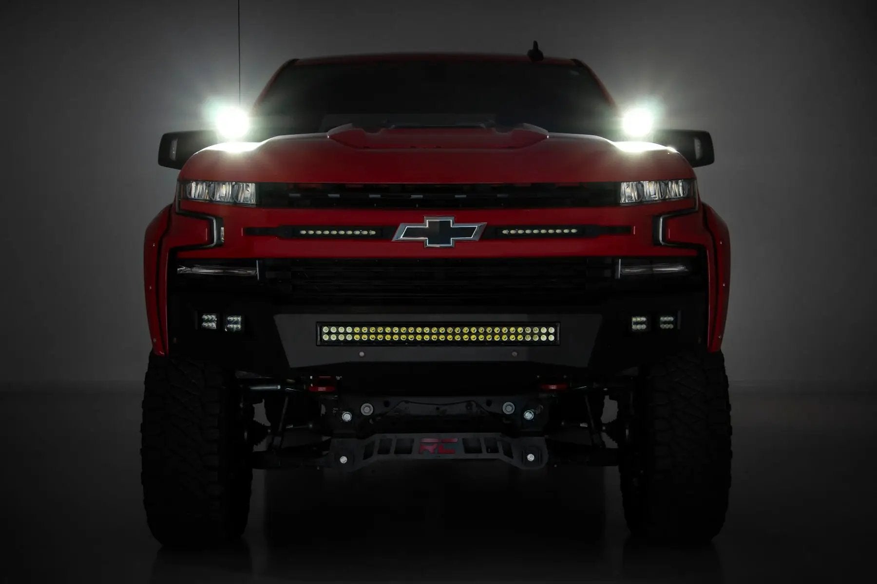 LED Light Kit | Ditch Mount | 2" Spectrum Pair | Spot | Chevy Silverado 1500 (19-26)