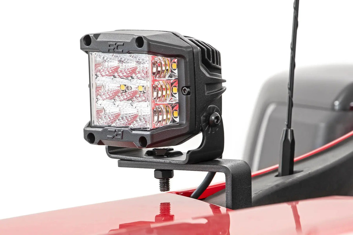 LED Light Kit | Ditch Mount | 2" Spectrum Pair | Spot | Chevy Silverado 1500 (19-26) by Rough Country