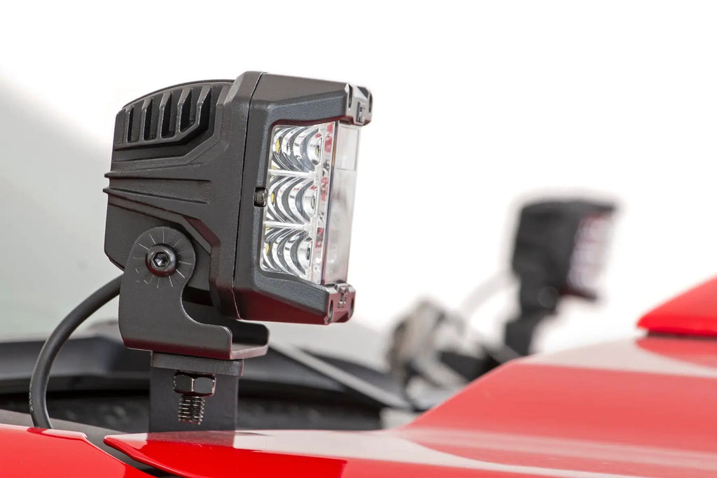 LED Light Kit | Ditch Mount | 2" Spectrum Pair | Spot | Chevy Silverado 1500 (19-26) by Rough Country
