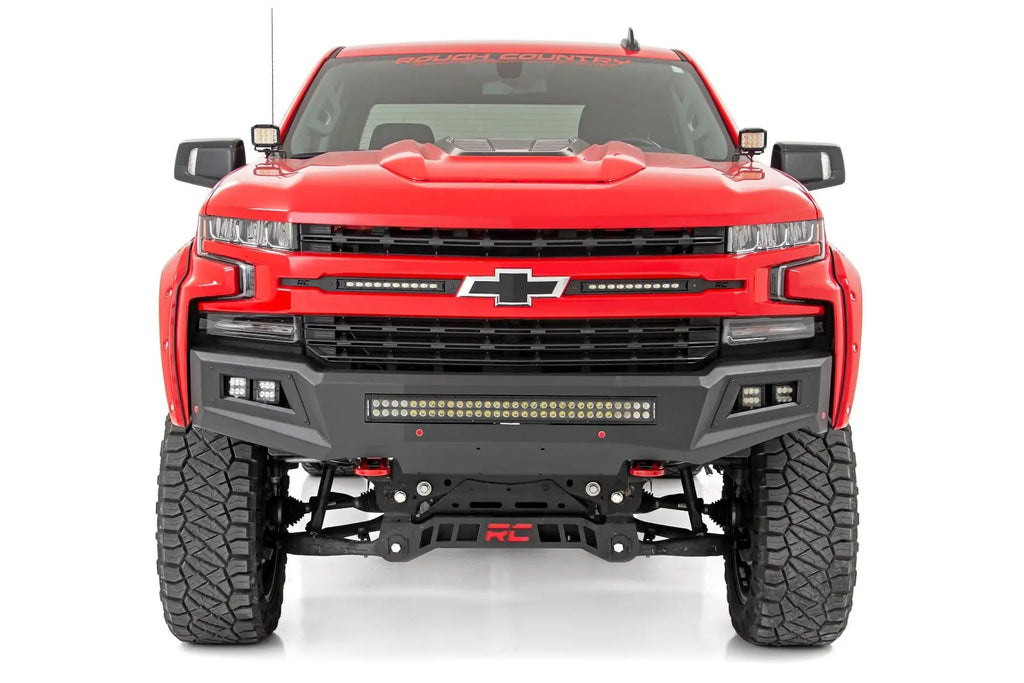 LED Light Kit | Ditch Mount | 2" Spectrum Pair | Spot | Chevy Silverado 1500 (19-26) by Rough Country