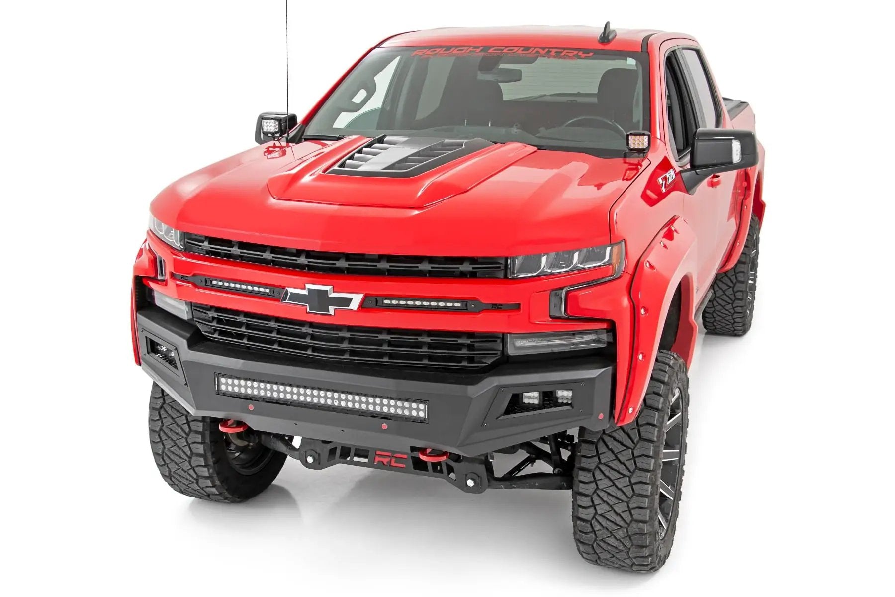 LED Light Kit | Ditch Mount | 2" Spectrum Pair | Spot | Chevy Silverado 1500 (19-26) by Rough Country