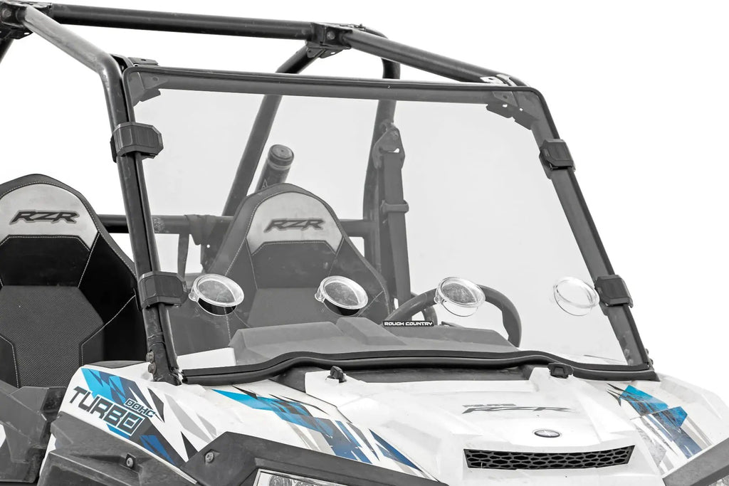 Full Windshield | Vented | Scratch Resistant | Polaris RZR XP 1000 by Rough Country