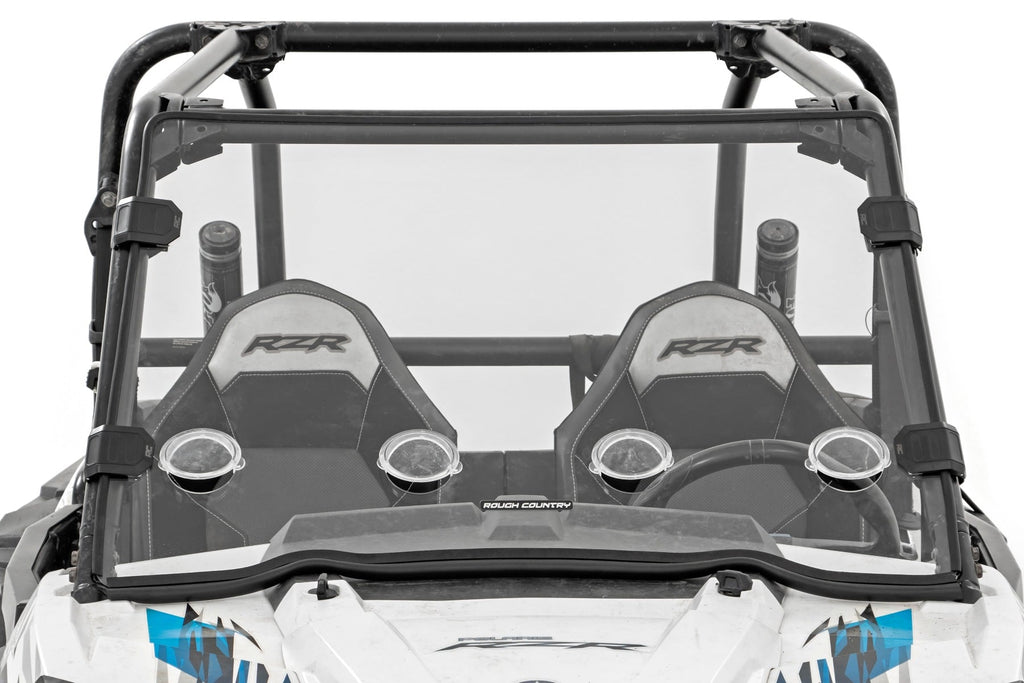 Full Windshield | Vented | Scratch Resistant | Polaris RZR XP 1000 by Rough Country