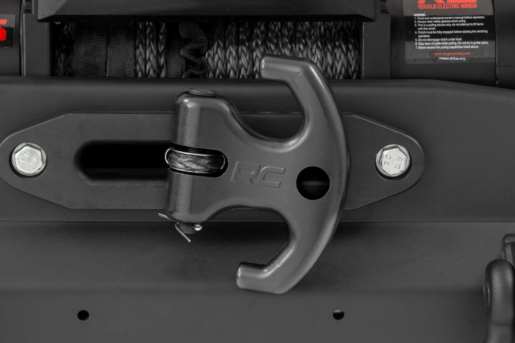 Multi-Function Winch Cleat | Black by Rough Country