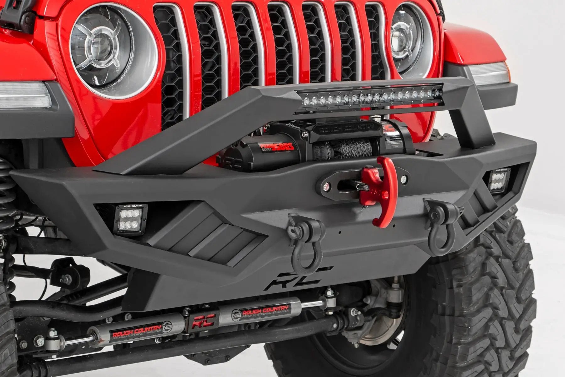 Winch Cleat (Red) by Rough Country