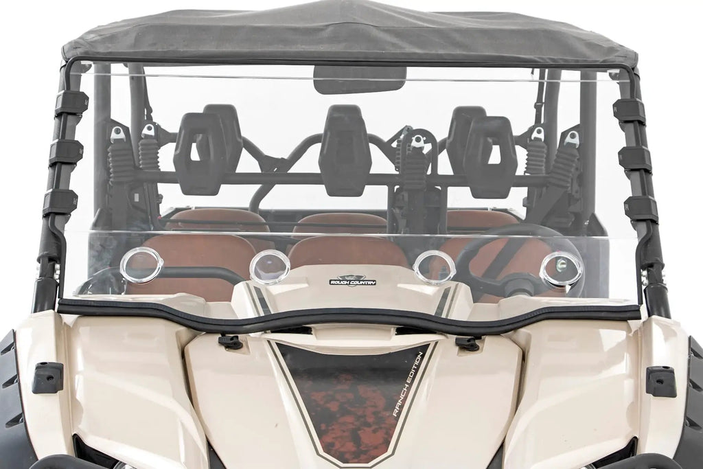 Vented Full Windshield | Scratch Resistant | Yamaha Viking 700 by Rough Country