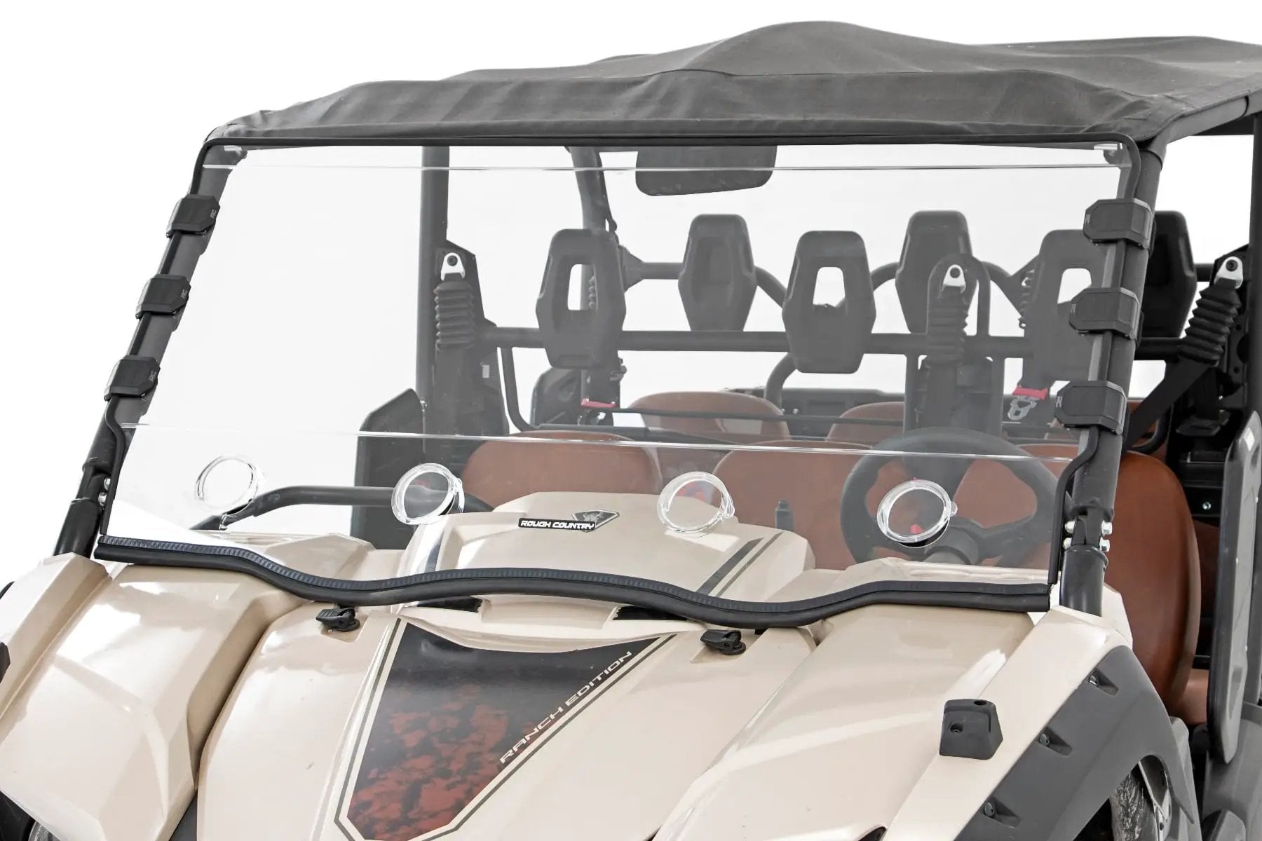 Vented Full Windshield | Scratch Resistant | Yamaha Viking 700 by Rough Country