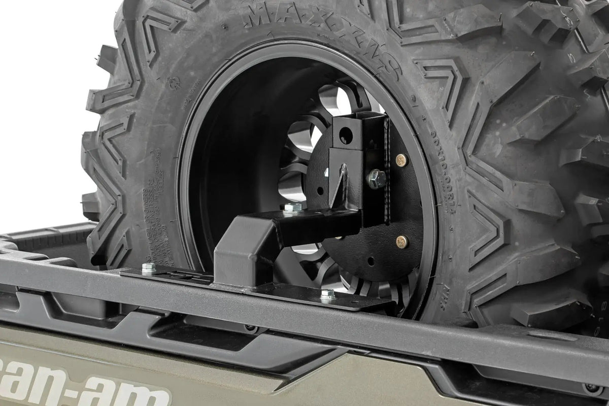 Spare Tire Carrier | Bed Side Mount | Multiple Makes & Models (Can-Am/Polaris) by Rough Country