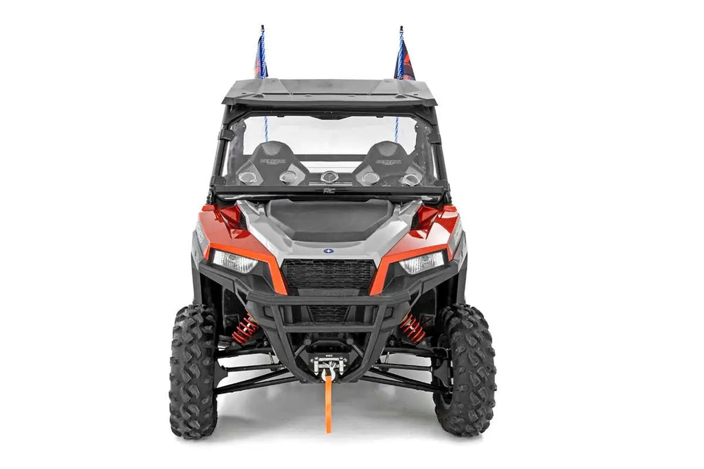 Whip Mount | Bed | 4' Multl-Color LED Whip Pair | Polaris General/Ranger 1000/Ranger XP 900/1000 by Rough Country
