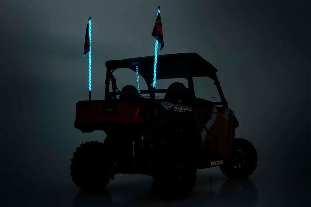 Multi-Color LED | Whip | 4' Long | Pair by Rough Country