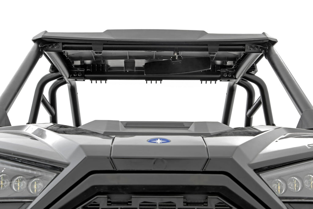 UTV Aluminum Rear View Mirror | Dome Light| 12" | 1.75-2" Mount by Rough Country