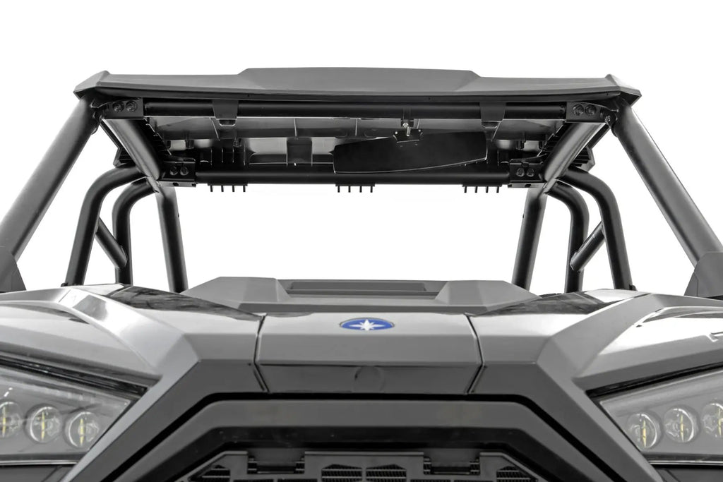 UTV Aluminum Rear View Mirror | Dome Light| 12" | 1.75-2" Mount by Rough Country