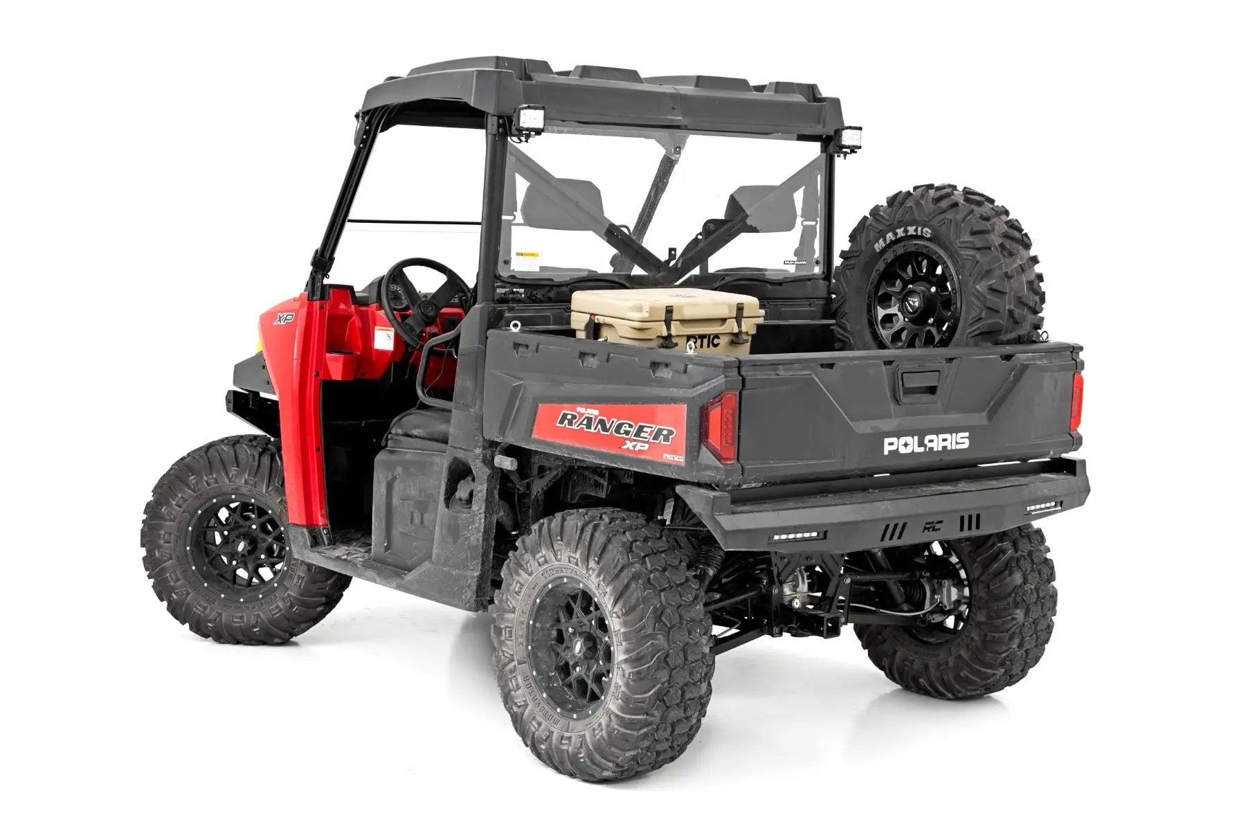 LED Light | RR Cage Mount | 2" Black Spot Pair | Polaris Ranger 1000/Ranger XP 900/1000 by Rough Country
