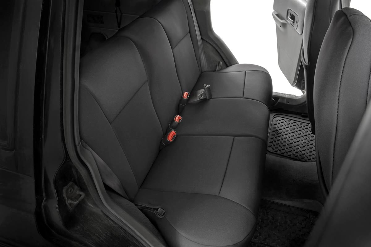 Seat Covers | Non Detach Headrest FR & RR | Jeep Cherokee XJ 2WD/4WD (97-01) by Rough Country