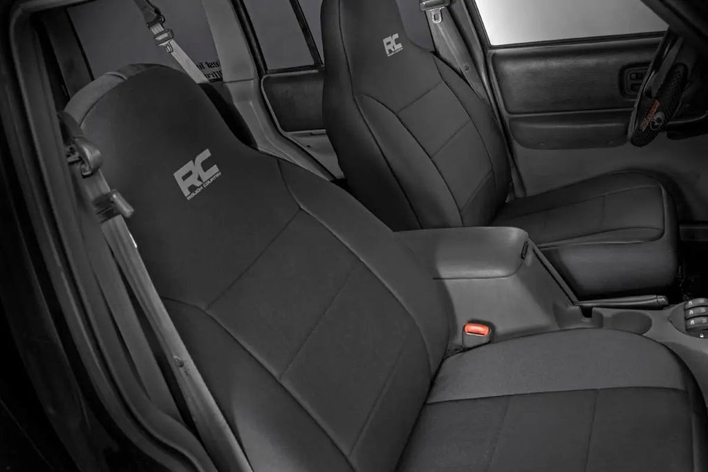 Seat Covers | Non Detach Headrest FR & RR | Jeep Cherokee XJ 2WD/4WD (97-01) by Rough Country