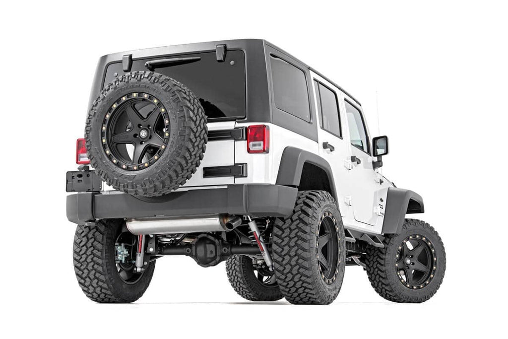 Contoured Drop Steps | 4 Door | Jeep Wrangler Unlimited 2WD/4WD (2007-2018) by Rough Country