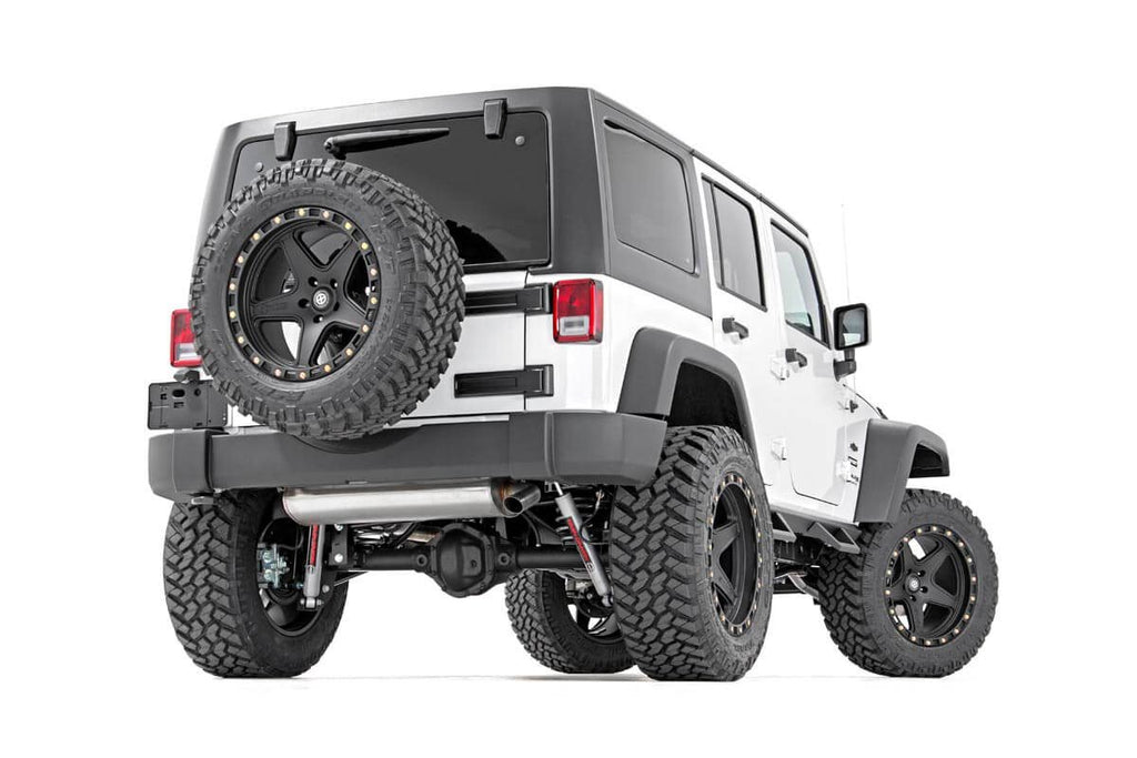Contoured Drop Steps | 4 Door | Jeep Wrangler Unlimited 2WD/4WD (2007-2018) by Rough Country