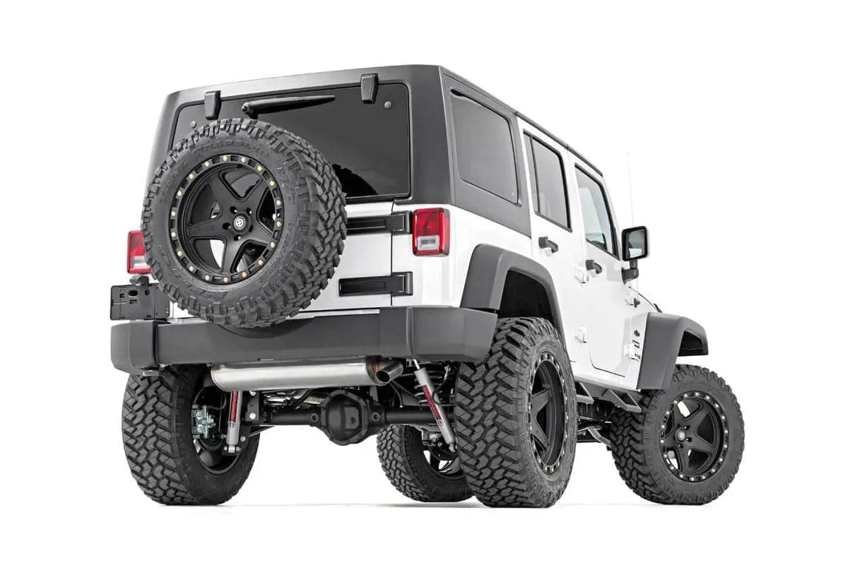 Contoured Drop Steps | 4 Door | Jeep Wrangler Unlimited 2WD/4WD (2007-2018) by Rough Country