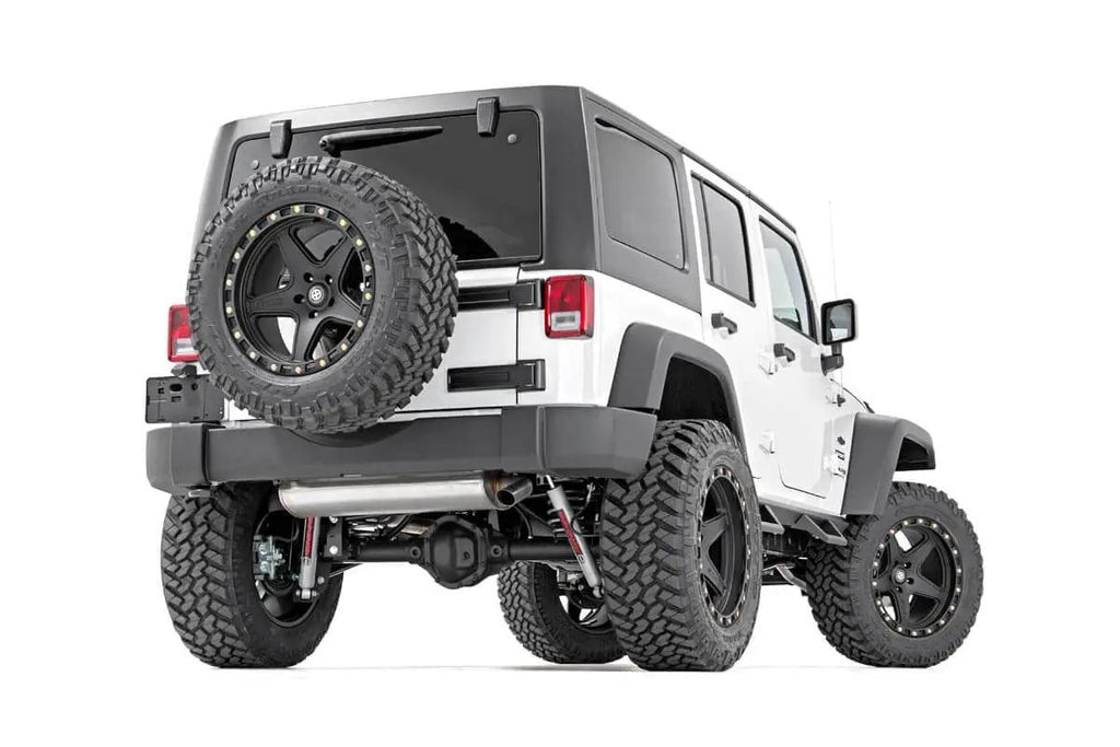 Contoured Drop Steps | 4 Door | Jeep Wrangler Unlimited 2WD/4WD (2007-2018) by Rough Country
