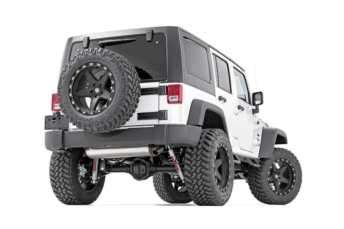 Contoured Drop Steps | 4 Door | Jeep Wrangler Unlimited 2WD/4WD (2007-2018) by Rough Country