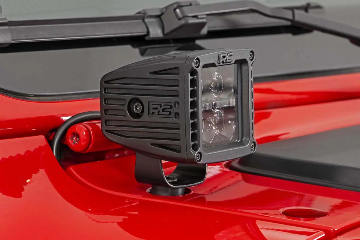 LED Light Kit | Cowl Mount | 2" Spectrum Pair | Jeep Gladiator JT/Wrangler JL (18-26)