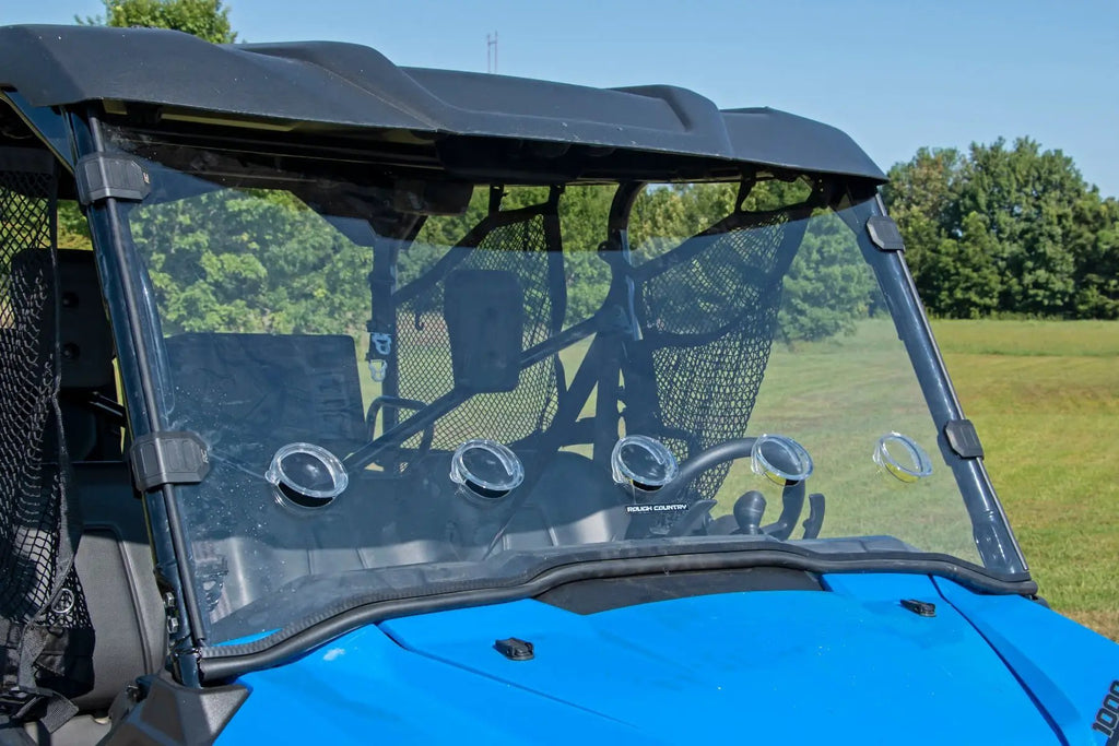 Vented Full Windshield | Scratch Resistant | Honda Pioneer 1000 by Rough Country