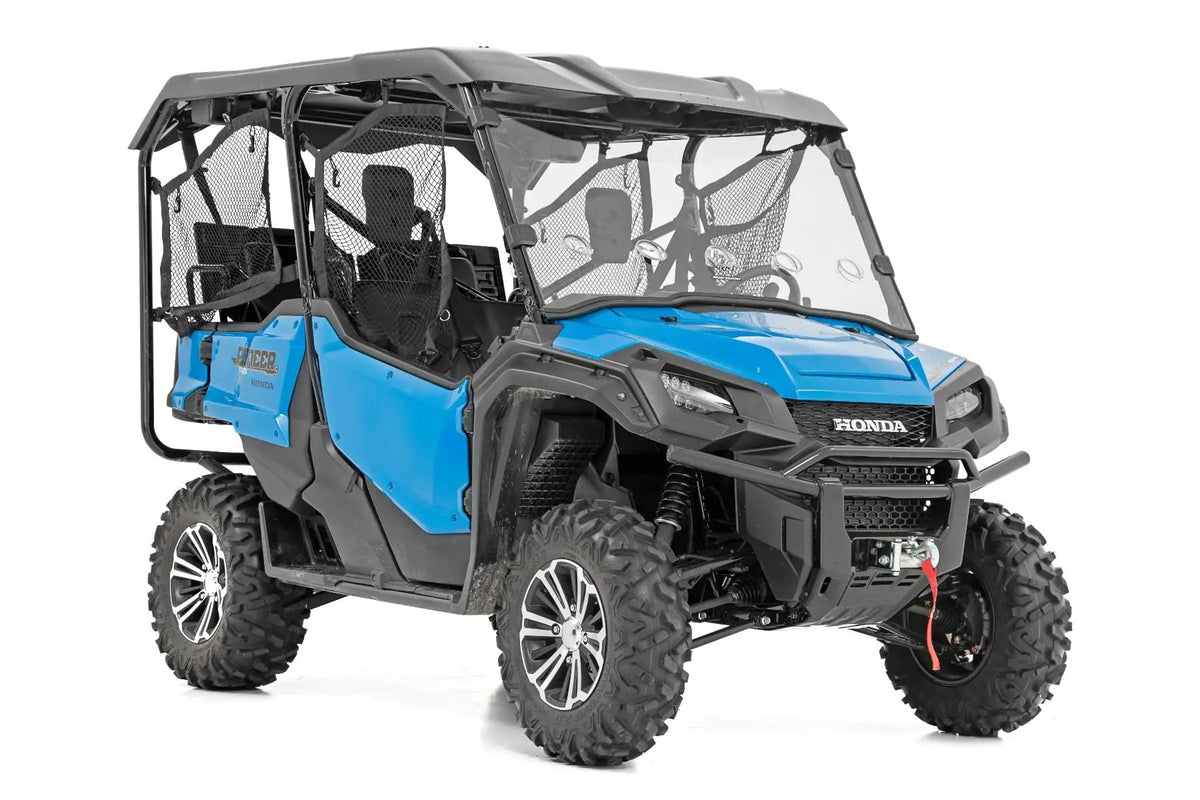 Vented Full Windshield | Scratch Resistant | Honda Pioneer 1000 by Rough Country