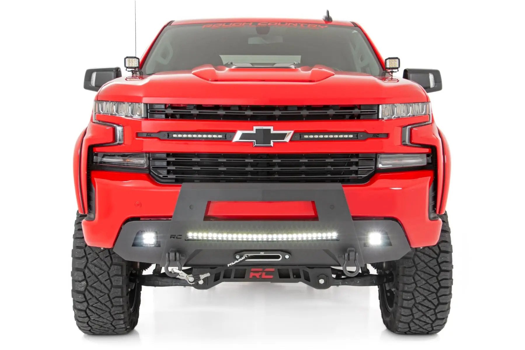 Hidden Winch Bumper | Chevy Silverado 1500 2WD/4WD (2019-2022) by Rough Country