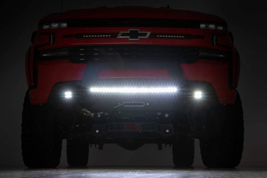 Hidden Winch Bumper | Chevy Silverado 1500 2WD/4WD (2019-2022) by Rough Country
