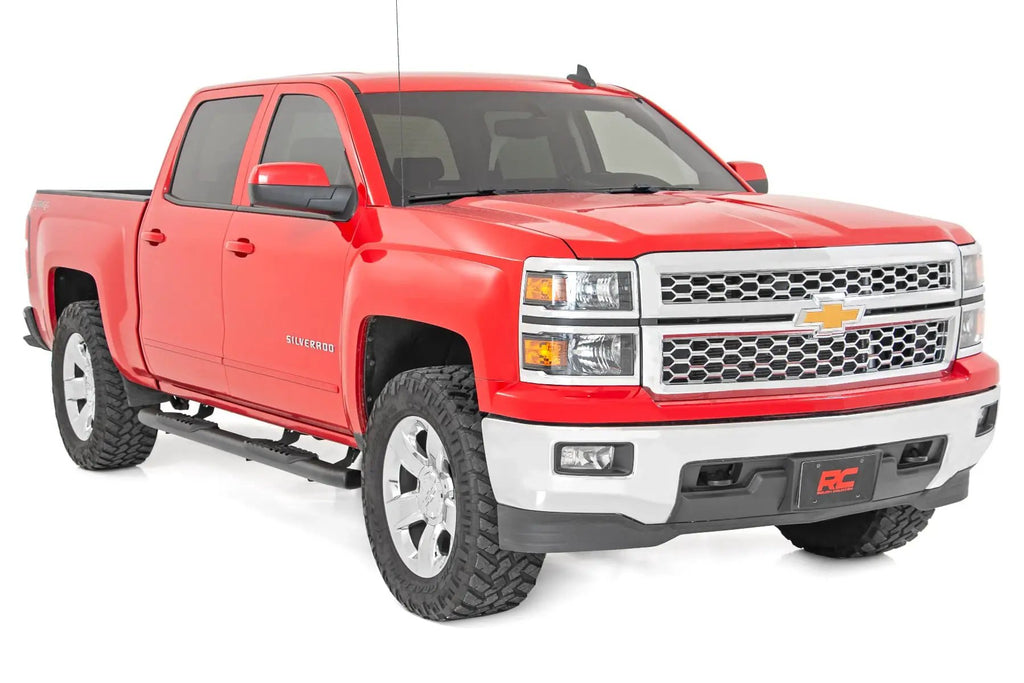 Oval Nerf Step | Crew Cab | Chevy/GMC 1500/2500HD/3500HD (07-19 & Classic) by Rough Country
