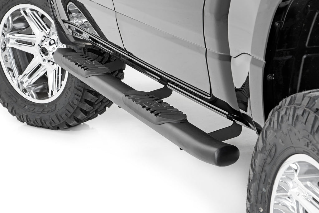 Oval Nerf Step | Crew Cab | Black | Ram 1500 (19-26)/1500 TRX (21-24) by Rough Country