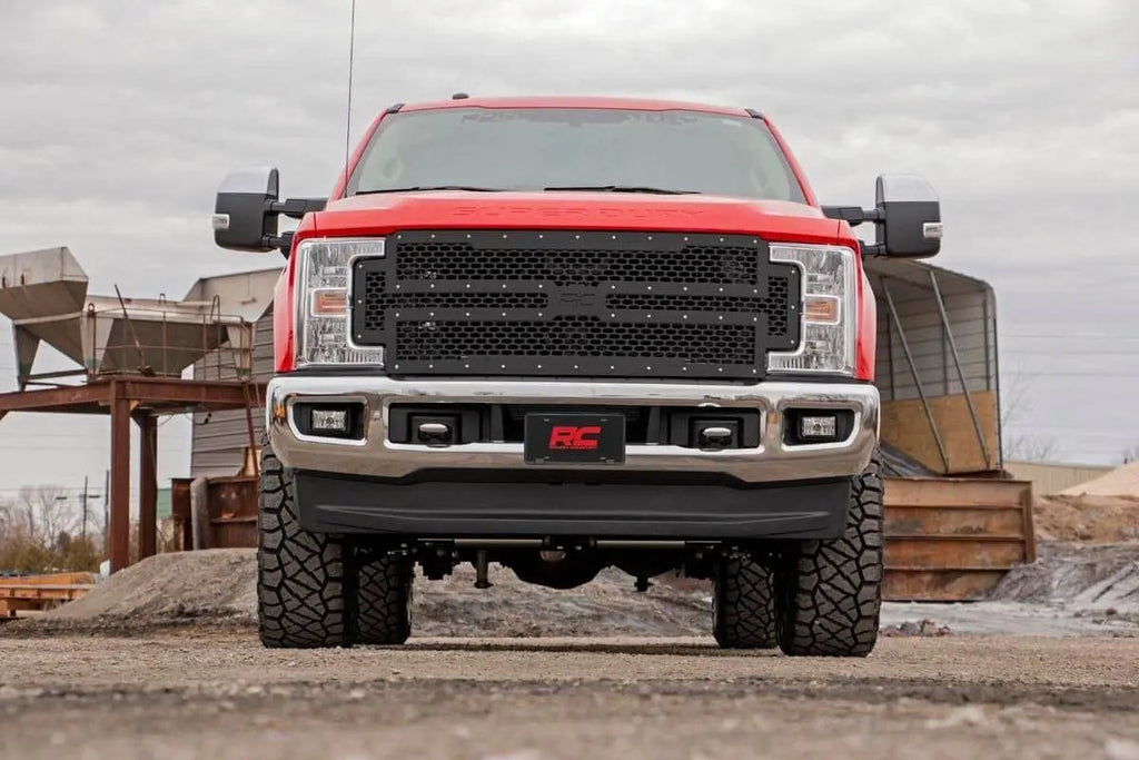 Mesh Grille | Ford F-250/F-350 Super Duty 2WD/4WD (2017-2019) by Rough Country