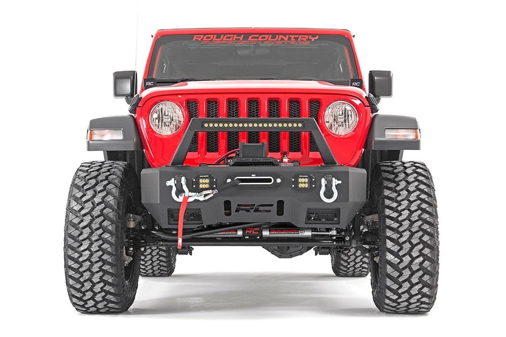 N3 Steering Stabilizer | Dual | 2.5-8 Inch Lift | Jeep Gladiator JT/Wrangler JL (18-26) by Rough Country